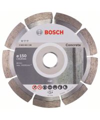 BOSCH Diamanttrennscheibe Standard für Concrete, 150 x 22,23 x 2 x 10 mm