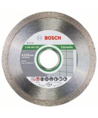 BOSCH Diamanttrennscheibe Standard für Ceramic 115 x 22,23 x 1,6 x 7 mm 2608602201