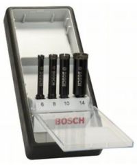 Bosch Pro 4tlg. Diamant-Bohrer-Set nass Diamond for Hard Ceramics