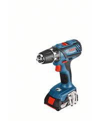 Bosch Professional Akkuschrauber GSR 18-2 LI (2x 1,5 Ah Akku, Ladegerät, L-BOXX)