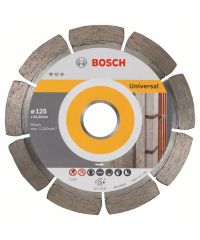 BOSCH Diamanttrennscheibe Standard für Universal, 125 x 22,23 x 1,6 x 10 mm, 1-er Pack, 2608602192