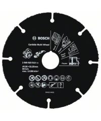Bosch 2608623013 Trennscheibe Hartmetall Multi Wheel, 125 x 1 x 22,23 mm
