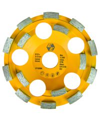 Eibenstock 37103000 Diamantschleifteller E125 für Estrich\"Premium\", gelb 