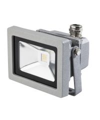 as - Schwabe Profi Outdoor LED Strahler, Schutzklasse IP65 Aussenbereich, 12 W, grau, 46915