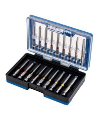 HM Müllner Bitset 18-tlg. 75mm lang Schrauberbits Farbleitsystem Bitsatz mit Direktantrieb 5018RS