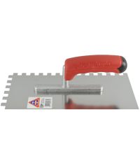 Glättekelle Rfr. Gez. 6x6 mm 2-KompGlättekelle