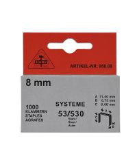 Klammern Typ 53 Stahl 8 mm (5000 Stück)Klammern