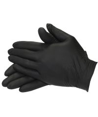 Einweghandschuh Nitril Schwarz L (80 St)Handschuhe