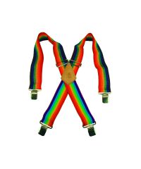Hosenträger Textil RegenbogenfarbigHosenträger
