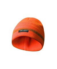 Wintermütze (orange) mit Reflektionsstreifen