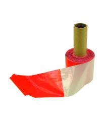 Absperrband 80mm rot/weiß 100 mAbsperrband