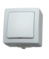 Kopp 565602002 Universalschalter (Aus- und Wechselschalter) Aufputz-Feuchtrau...