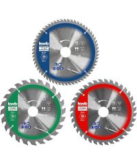 kwb Kreis-Saegeblatt-Set 190x30/20 / 16mm, inkl. Reduzier-Ringe auf 16 u. 20mm