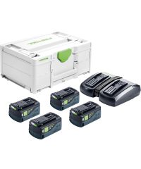 Festool Energie-Set SYS 18V/ 4x5,0 / TCL 6 Duo, 577136