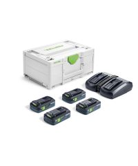 Festool Energie-Set SYS 18V 4x4,0/TCL 6 Duo