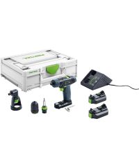 Festool TXS Li 2,6 Akku-Bohrschrauber Set, Schwarz, 576102 (neuer Systainer)