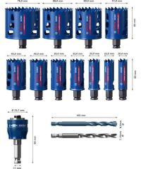 Bosch Professional 14x Expert Tough Material Lochsäge Set &#8206;2608900448