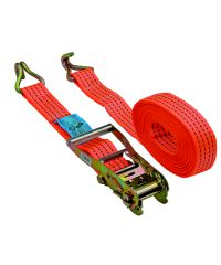 HM Müllner Zurrgurt 8 m 2-teilig Spitzhaken Breite 50mm Länge 7,5m + 0,5m R202G 