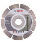 BOSCH Diamanttrennscheibe Standard für Concrete, 125 x 22,23 x 1,6 x 10 mm
