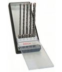 Bosch Hammerbohrer 5tlg. Robust Line Set SDS-plus-5, (Gesamtlänge 165 mm, Arbeitslänge 100 mm), 2607019929