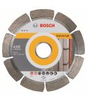 BOSCH Diamanttrennscheibe Standard für Universal, 125 x 22,23 x 1,6 x 10 mm, 1-er Pack, 2608602192