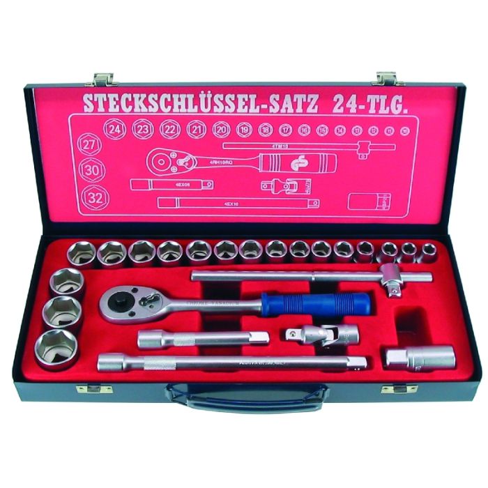 Steckschlüssel Satz Profi 1/2 Z 24 tlg 