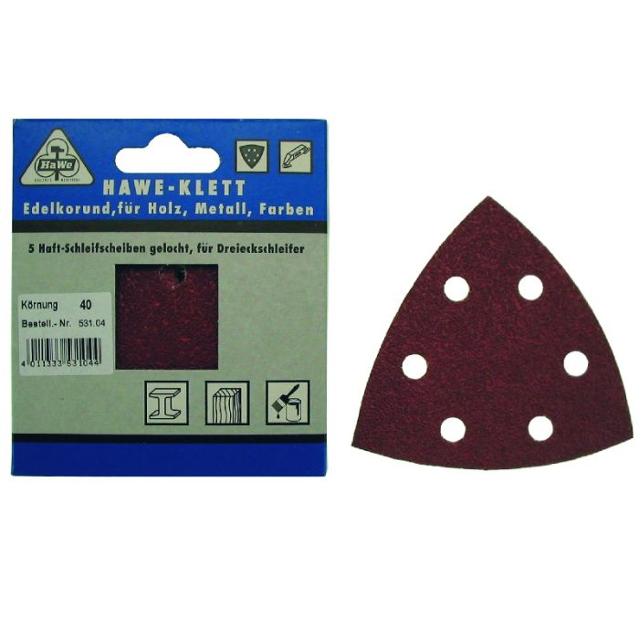 Haft-Schleifbl. 3-Eck 25-St. K40Schleifer