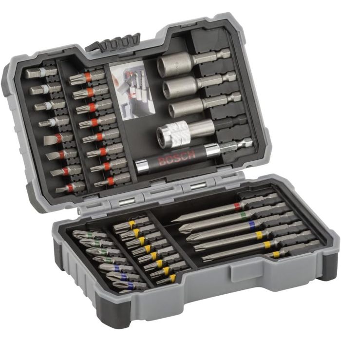 Bosch Schrauberbit-Set (43-teilig, Bit- und Steckschlüssel-Set mit magnetisch...