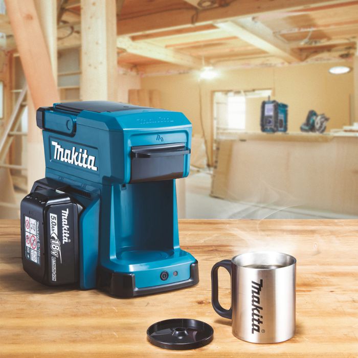 Makita DCM501Z Kaffeemaschine (ohne Akku, ohne Ladegerät), 18 V 