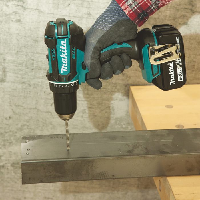 Makita DDF482Z Bohrschrauber 18,0 V (ohne Akku, ohne Ladegerät), 18 V, Schwarz, Blau