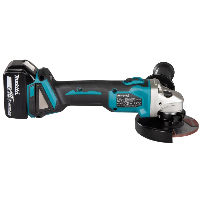 Makita Akku-Winkelschleifer DGA504Z, 18V