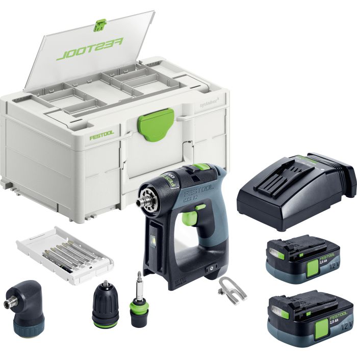 Festool Akku-Bohrschrauber CXS 12 2,5-Set, 576865