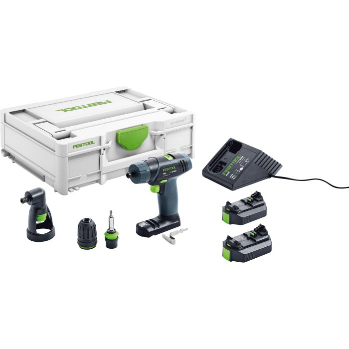 Festool TXS Li 2,6 Akku-Bohrschrauber Set, Schwarz, 576102 (neuer Systainer)