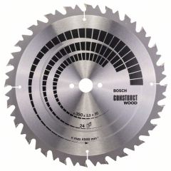 Bosch Zubehör 2608640702 Kreissägeblatt Construct Wood 350 x 30 x 3,2 mm, 24