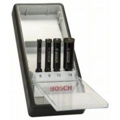 Bosch Pro 4tlg. Diamant-Bohrer-Set nass Diamond for Hard Ceramics