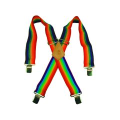 Hosenträger Textil RegenbogenfarbigHosenträger