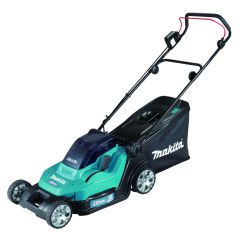 Makita DLM432PT2 Akku-Rasenmäher 2x18 V / 5,0 Ah, 2 Akkus + Doppelladegerät